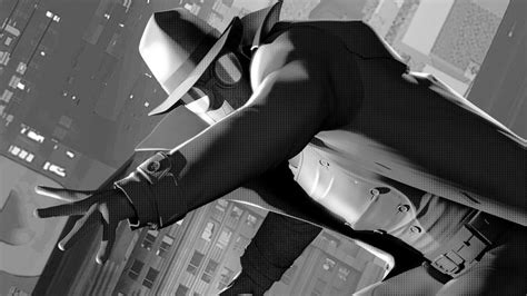 Spider-Man Noir in Spider-Man Into the Spider-Verse 5K | Spider verse ...