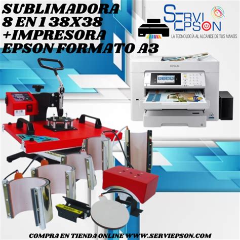 Mega Combo De Sublimacion En Impresora Epson Formato A A Para