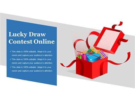 Lucky Draw Contest Online Sample Of Ppt Presentation | PowerPoint Slide ...