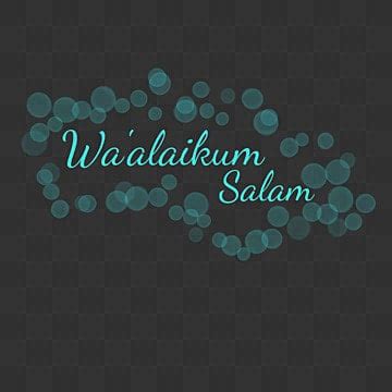 Waalaikum Salam Hd Transparent Waalaikum Salam Lettering With Nude