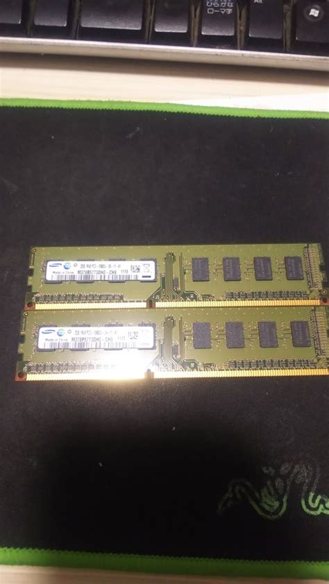 Yahoo オークション DDR3 SDRAM 10600U サムスン 2GB 2枚合計4GB