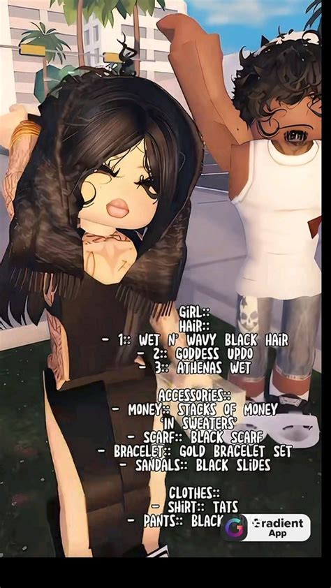 Pin by 𝚃𝚊𝚕𝚒𝚊 on Pins by you in 2024 Black hair roblox Baddie