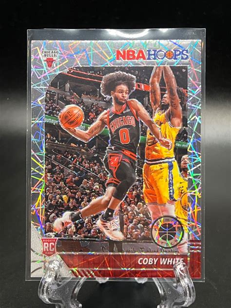 Coby White Hoops Premium Stock Lazer Prizm Rc Bulls Rookie