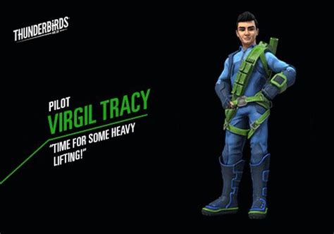 Virgil Tracy-Pilot TB2 | Thunderbirds are go, Thunderbird, Gerry anderson