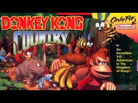 Donkey Kong Country Super Nintendo At Zerar Gameplay Completo Youtube