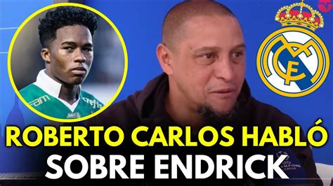 DIOS ROBERTO CARLOS ASUSTA A TODOS SOBRE ENDRICK YouTube