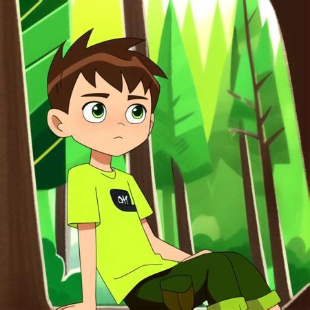 AI Art LoRA Model Ben 10 Reboot Style PixAI