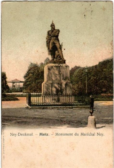 Metz METZ MONUMENT DU MARECHAL NEY Carte Postale Ancienne Et Vue