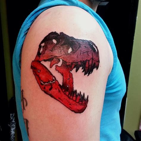 T Rex Skull Tattoo