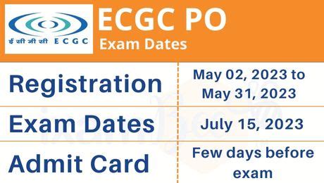 Ecgc Po Exam Dates Check Exam Centres