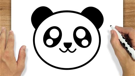 COMO DESENHAR UM PANDA KAWAII FÁCIL YouTube