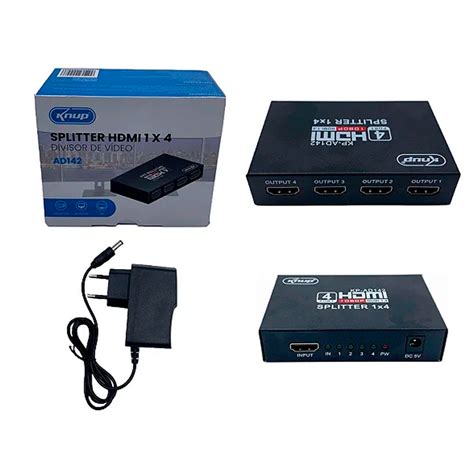 Switch Hdmi Splitter Distribuidor Hdmi Para Divisor D Full Hd