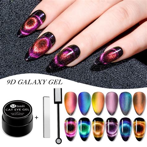 Mtssii Ml D Galaxy Cat Eyes Led Gel Nail Polish Chameleon Magnetic Uv