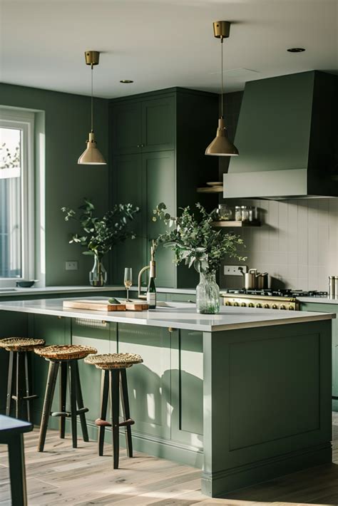 Sage Green Kitchen Cabinet Inspirations - 123 Inspiration