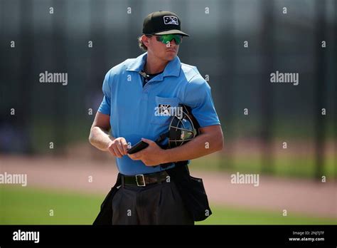 Umpire Andrew Craddock During A Florida Complex League Baseball Game Between The Fcl Twins And