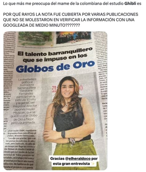 Qui N Es Geraldine Fern Ndez La Colombiana Admite Que Minti Sobre