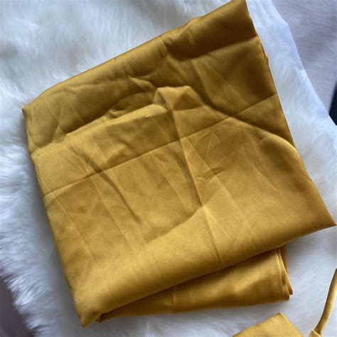 Lemon Lunar Bikini 3 Piece Swim Set Mustard Yellow Depop