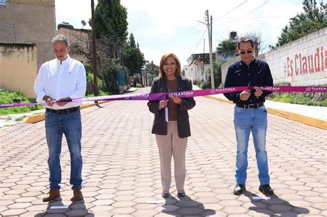 Entrega Cuéllar Cisneros obra pública en Totolac y Apizaco