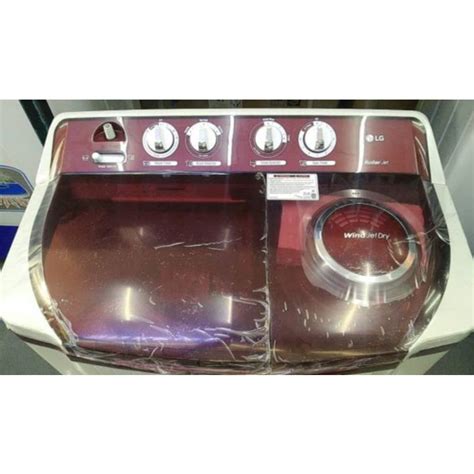 Jual Mesin Cuci LG 2 Tabung 9kg P9050RTB P 9050RTB Shopee Indonesia