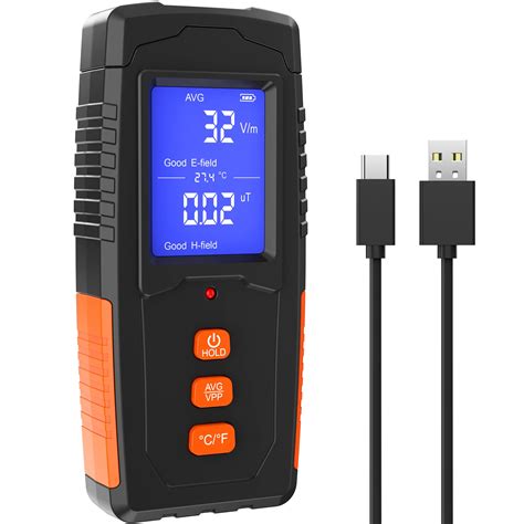 Snapklik Nopwok Emf Meter Rechargeable Electromagnetic Field