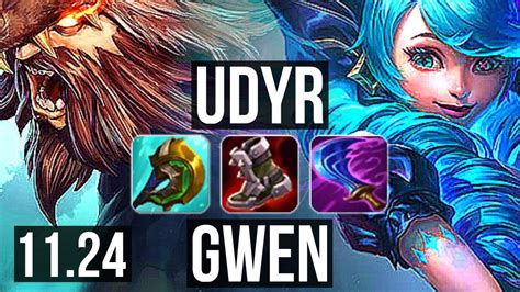 Udyr Vs Gwen Jng M Mastery Dominating Rank Udyr