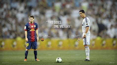 Lionel Messi And Cristiano Ronaldo Wallpaper