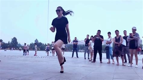 Shuffle Dance China Chinese Girl Dancing Best Shuffle Dance 长腿妹子