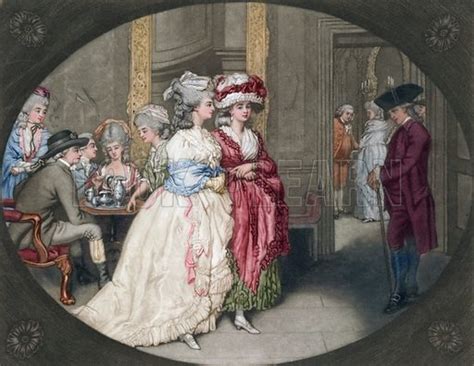 The Promenade At Carlisle House 1781 Stock Image Look And Learn