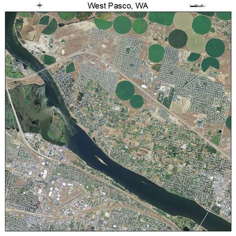 Aerial Photography Map of West Pasco, WA Washington