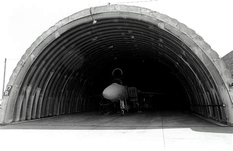 A Left Front View Of An F 15 Eagle Aircraft In A Shelter NARA DVIDS