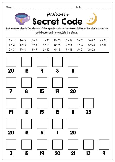 11 Secret Message Math Worksheets | Kids math worksheets, Math word