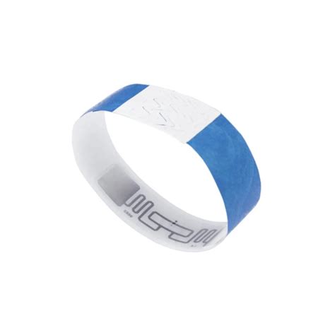 Custom Waterproof DuPont Paper Disposable Wrist Strap PVC Ribbon RFID