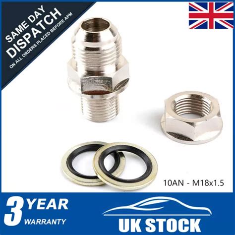 Diy Turbo Oil Pan Sump Return Drain Adapter Bung Fitting An M X