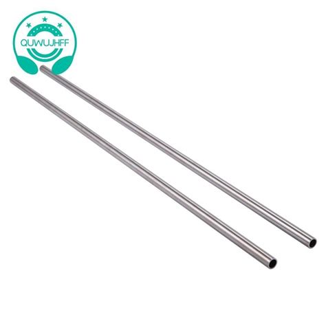 2Pcs 304 Stainless Steel Capillary Tube Pipe OD 10mm X 8mm ID Length