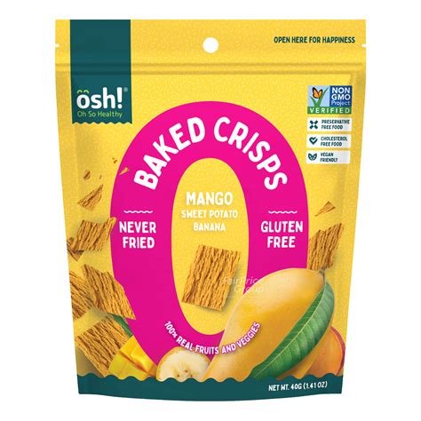 Oh So Healthy Fruit Crisps Mango Sweet Potato Banana Ntuc Fairprice