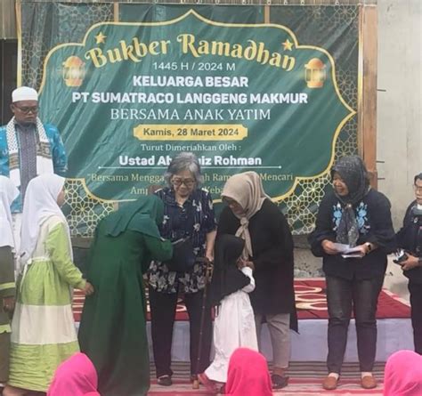 Buka Bersama Berkah Ramadan Pt Sumatraco Berikan Kebahagiaan Pada Anak