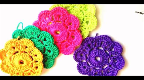 How To Make Flower In Crochet Tutorial How To Make Easy Crochet