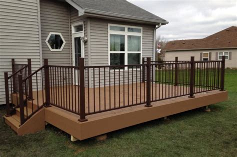 Beach Dune Trex® Enhance Deck with Trex® Reveal Bronze Railing Lake County - Rock Solid Builders ...