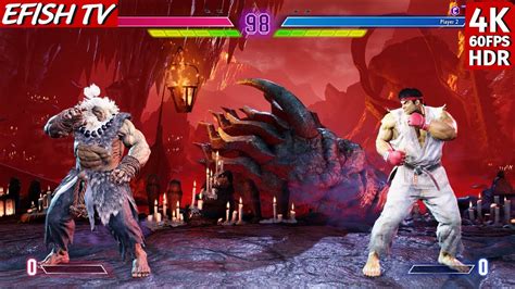 New Fighter Arrived Akuma Vs Ryu Hardest Ai Street Fighter 6 Youtube