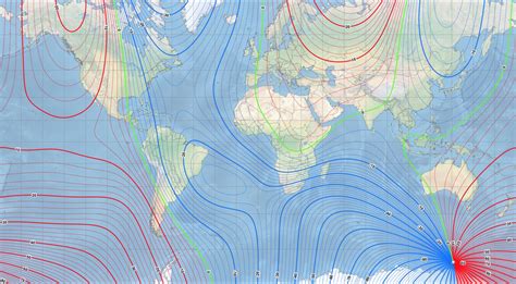 Magnetic Declination Map