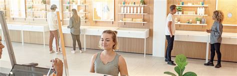 Scene of customer checking out at Sunnyside Dispensary