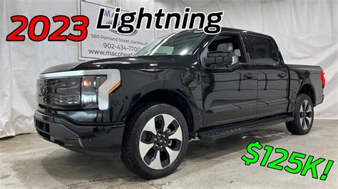 Most LUXURIOUS TRUCK EVER 2023 Ford F 150 Lightning PLATINUM Review