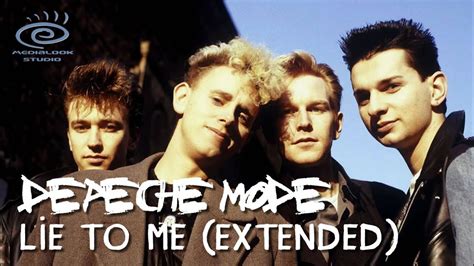 Depeche Mode Lie To Me Medialook Remix 2020 Youtube