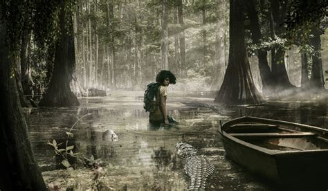 Artstation Swamp Scene Photo Composition