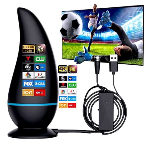 Qual A Melhor Antena Interna Amplificada Para Tv Digital - Antena Interna Para Tv Digital Amplificada 1080 Hdtv Cabo 3m | Shopee ...
