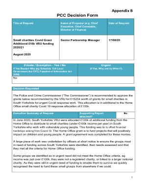 Fillable Online Southyorkshire Pcc Gov Title Of Request Fax Email Print