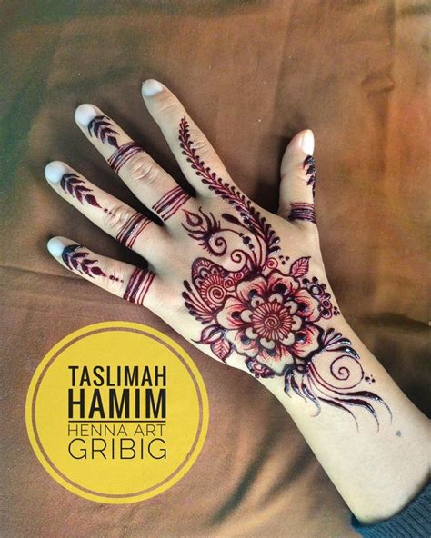 Henna 2021 Henna Simpel Henna Wedding Henna Maroon Inai Henna