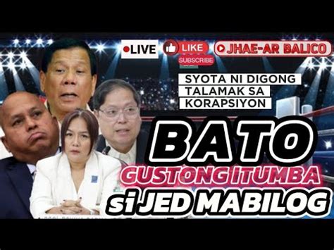 Kah Yupan Ni Digong At Bato Inilabas Sa Quadcom Ni Jed Mabilog Syota Ni