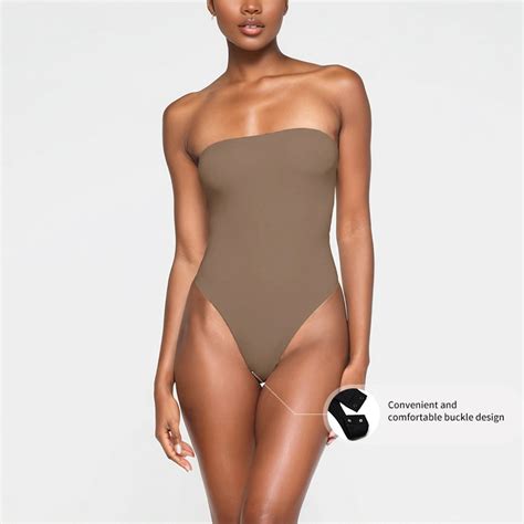 Wholesale Factory Womens Seamless Nude Antibacterial Bandeau One Piece