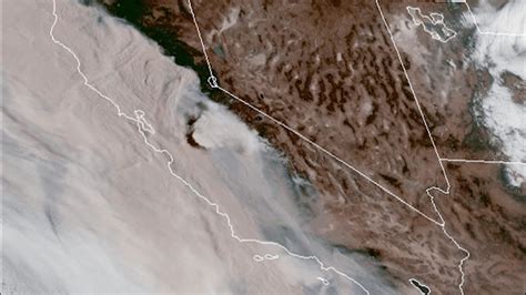 Satellite captures wildfire smoke hovering above California | king5.com